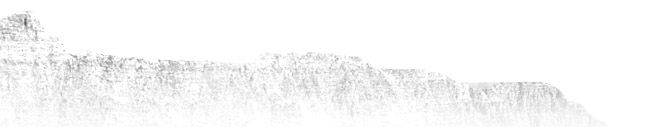 Continuation of Mountain Ridge in Black and White