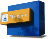 Sign: "Abington"